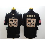 nike nfl jerseys carolina panthers #59 kuechly black[salute to service limited]