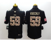 nike nfl jerseys carolina panthers #59 kuechly black[salute to service limited]