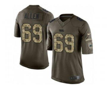 nike nfl jerseys carolina panthers #69 jared allen army green[nike Limited Salute To Service]