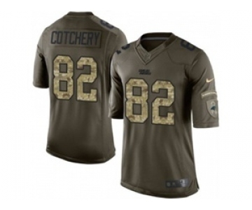 nike nfl jerseys carolina panthers #82 jerricho cotchery army green[nike Limited Salute To Service]