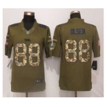 nike nfl jerseys carolina panthers #88 olsen army green[nike Limited Salute To Service]