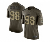 nike nfl jerseys carolina panthers #98 lotulelei army green[nike Limited Salute To Service]