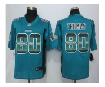 2015 new nike jacksonville jaguars #80 thomas green strobe jerseys[limited]