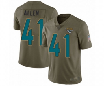 Jacksonville Jaguars #41 Josh Allen Limited Olive 2017 Salute to Service Football Jersey