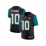 Men Nike Jacksonville Jaguars #10 Jaelen Strong Black Alternate Vapor Untouchable Limited Player NFL Jersey