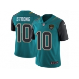 Men Nike Jacksonville Jaguars #10 Jaelen Strong Teal Green Team Color Vapor Untouchable Limited Player NFL Jersey