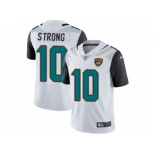 Men Nike Jacksonville Jaguars #10 Jaelen Strong White Vapor Untouchable Limited Player NFL Jersey