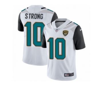 Men Nike Jacksonville Jaguars #10 Jaelen Strong White Vapor Untouchable Limited Player NFL Jersey