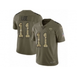 Men Nike Jacksonville Jaguars #11 Marqise Lee Limited Olive Camo 2017 Salute to Service NFL Jersey