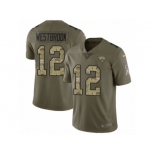 Men Nike Jacksonville Jaguars #12 Dede Westbrook Limited Olive Camo 2017 Salute to Service NFL Jersey