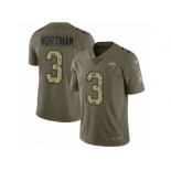 Men Nike Jacksonville Jaguars #3 Brad Nortman Limited Olive Camo 2017 Salute to Service NFL Jersey