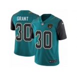 Men Nike Jacksonville Jaguars #30 Corey Grant Teal Green Team Color Vapor Untouchable Limited Player NFL Jersey