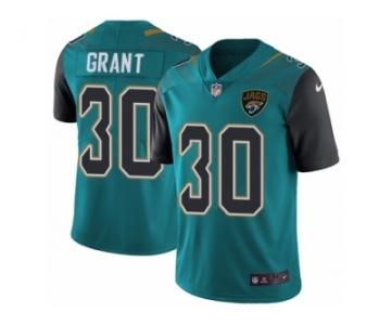 Men Nike Jacksonville Jaguars #30 Corey Grant Teal Green Team Color Vapor Untouchable Limited Player NFL Jersey