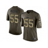 Men Nike Jacksonville Jaguars #55 Lerentee McCray Limited Green Salute to Service NFL Jersey