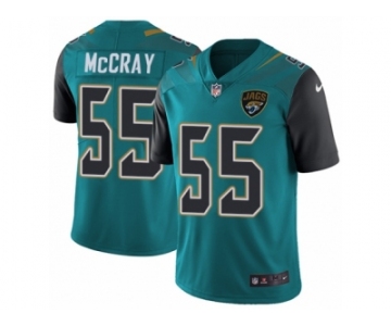 Men Nike Jacksonville Jaguars #55 Lerentee McCray Teal Green Team Color Vapor Untouchable Limited Player NFL Jersey