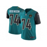 Men Nike Jacksonville Jaguars #74 Cam Robinson Teal Green Team Color Vapor Untouchable Limited Player NFL Jersey