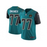 Men Nike Jacksonville Jaguars #77 Patrick Omameh Teal Green Team Color Vapor Untouchable Limited Player NFL Jersey