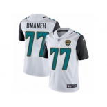 Men Nike Jacksonville Jaguars #77 Patrick Omameh White Vapor Untouchable Limited Player NFL Jersey