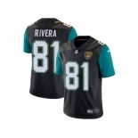 Men Nike Jacksonville Jaguars #81 Mychal Rivera Black Alternate Vapor Untouchable Limited Player NFL Jersey