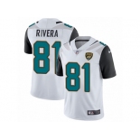 Men Nike Jacksonville Jaguars #81 Mychal Rivera White Vapor Untouchable Limited Player NFL Jersey