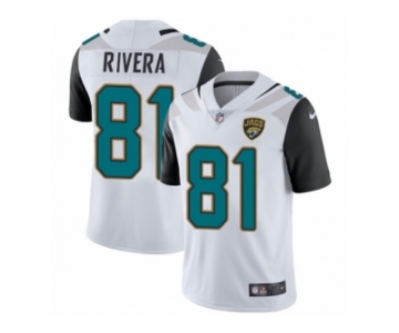 Men Nike Jacksonville Jaguars #81 Mychal Rivera White Vapor Untouchable Limited Player NFL Jersey