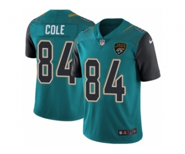 Men Nike Jacksonville Jaguars #84 Keelan Cole Teal Green Team Color Vapor Untouchable Limited Player NFL Jersey