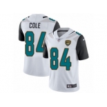 Men Nike Jacksonville Jaguars #84 Keelan Cole White Vapor Untouchable Limited Player NFL Jersey