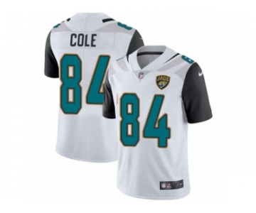 Men Nike Jacksonville Jaguars #84 Keelan Cole White Vapor Untouchable Limited Player NFL Jersey