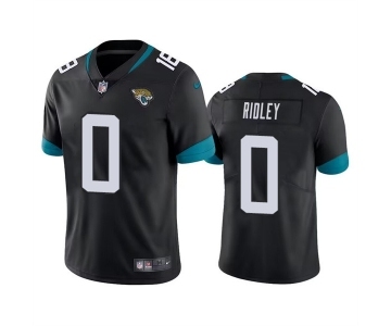 Men's Jacksonville Jaguars #0 Calvin Ridley Black Vapor Untouchable Limited Stitched Jersey