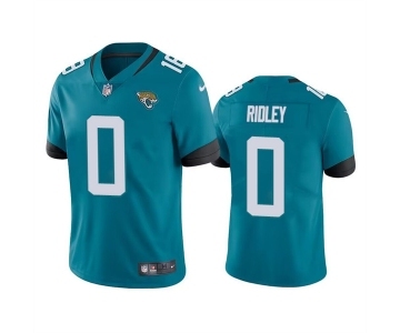 Men's Jacksonville Jaguars #0 Calvin Ridley Teal Vapor Untouchable Limited Stitched Jersey