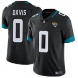 Men's Jacksonville Jaguars #0 Gabe Davis Black Vapor Untouchable Limited Football Stitched Jersey