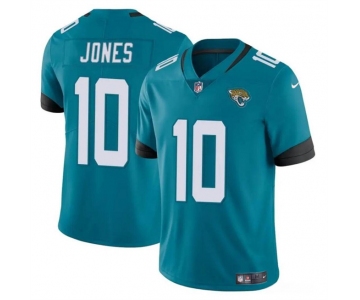 Men's Jacksonville Jaguars #10 Mac Jones Teal Vapor Untouchable Limited Football Stitched Jersey