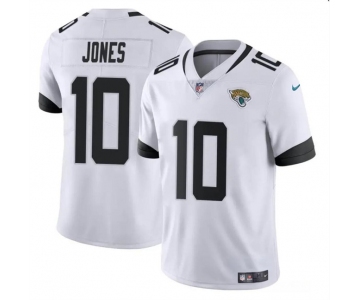 Men's Jacksonville Jaguars #10 Mac Jones White Vapor Untouchable Limited Football Stitched Jersey