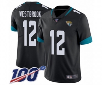 Men's Jacksonville Jaguars #12 Dede Westbrook Black Team Color Vapor Untouchable Limited Player 100th Season Football Jersey