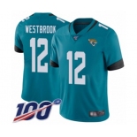 Men's Jacksonville Jaguars #12 Dede Westbrook Teal Green Alternate Vapor Untouchable Limited Player 100th Season Football Jersey