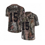 Men's Jacksonville Jaguars #15 Gardner Minshew II Camo Rush Realtree Limited Football Jersey