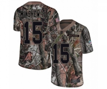 Men's Jacksonville Jaguars #15 Gardner Minshew II Camo Rush Realtree Limited Football Jersey