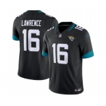 Men's Jacksonville Jaguars #16 Trevor Lawrence Black 2023 F.U.S.E Vapor Untouchable Limited Stitched Jersey