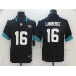 Men's Jacksonville Jaguars  #16 Trevor Lawrence Black Alternate Vapor Untouchable Limited Player Football Jersey