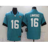 Men's Jacksonville Jaguars  #16 Trevor Lawrence Teal Green Alternate Vapor Untouchable Limited Player Football Jersey