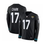 Men's Jacksonville Jaguars #17 DJ Chark Limited Black Therma Long Sleeve Football Jersey