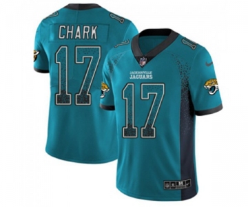 Men's Jacksonville Jaguars #17 DJ Chark Limited Teal Green Rush Drift Fashion Football Jersey