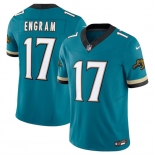 Men's Jacksonville Jaguars #17 Evan Engram Teal 2024 F.U.S.E. Prowler Throwback Vapor Limited Football Stitched Jersey