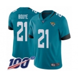 Men's Jacksonville Jaguars #21 A.J. Bouye Teal Green Alternate Vapor Untouchable Limited Player 100th Season Football Jersey