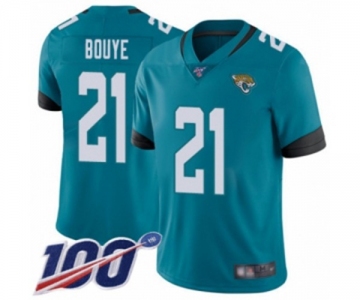 Men's Jacksonville Jaguars #21 A.J. Bouye Teal Green Alternate Vapor Untouchable Limited Player 100th Season Football Jersey