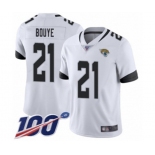 Men's Jacksonville Jaguars #21 A.J. Bouye White Vapor Untouchable Limited Player 100th Season Football Jersey