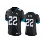 Men's Jacksonville Jaguars #22 JaMycal Hasty Black Vapor Untouchable Limited Stitched Jersey