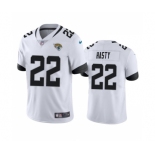 Men's Jacksonville Jaguars #22 JaMycal Hasty White Vapor Untouchable Limited Stitched Jersey