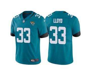 Men's Jacksonville Jaguars #33 Devin Lloyd Teal Vapor Untouchable Limited Stitched Jersey