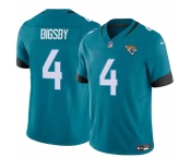 Men's Jacksonville Jaguars #4 Tank Bigsby Teal 2024 Vapor Untouchable Limited Stitched Jersey